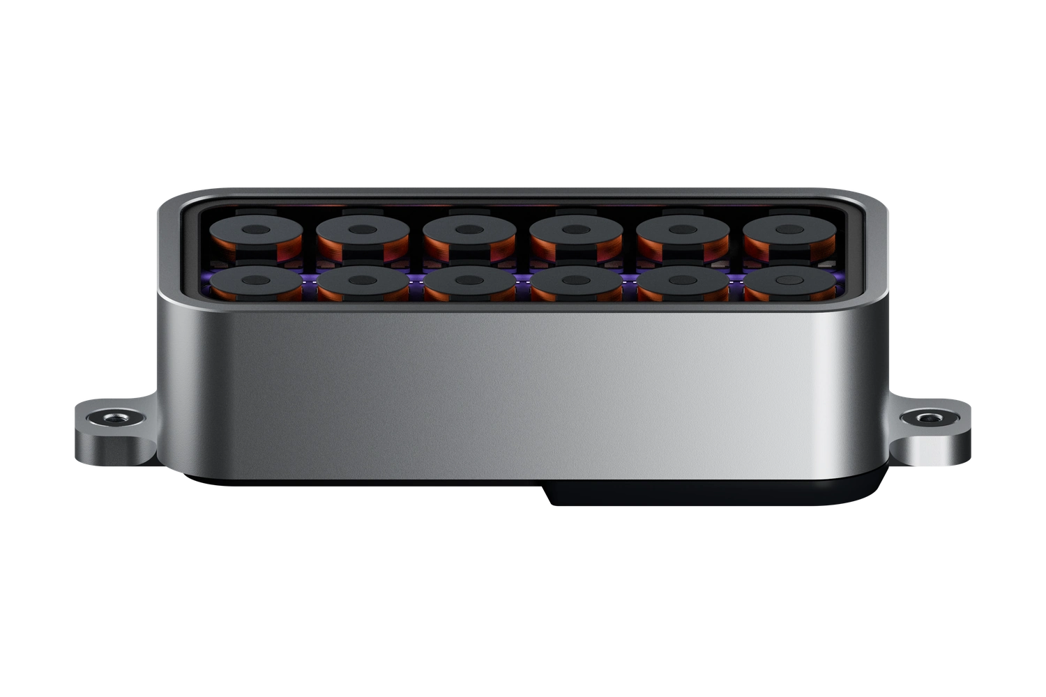 NeuraCoil Guitar Pickup — 6 Saiter / Silber / Solo (1 NeuraCoil Pickup)